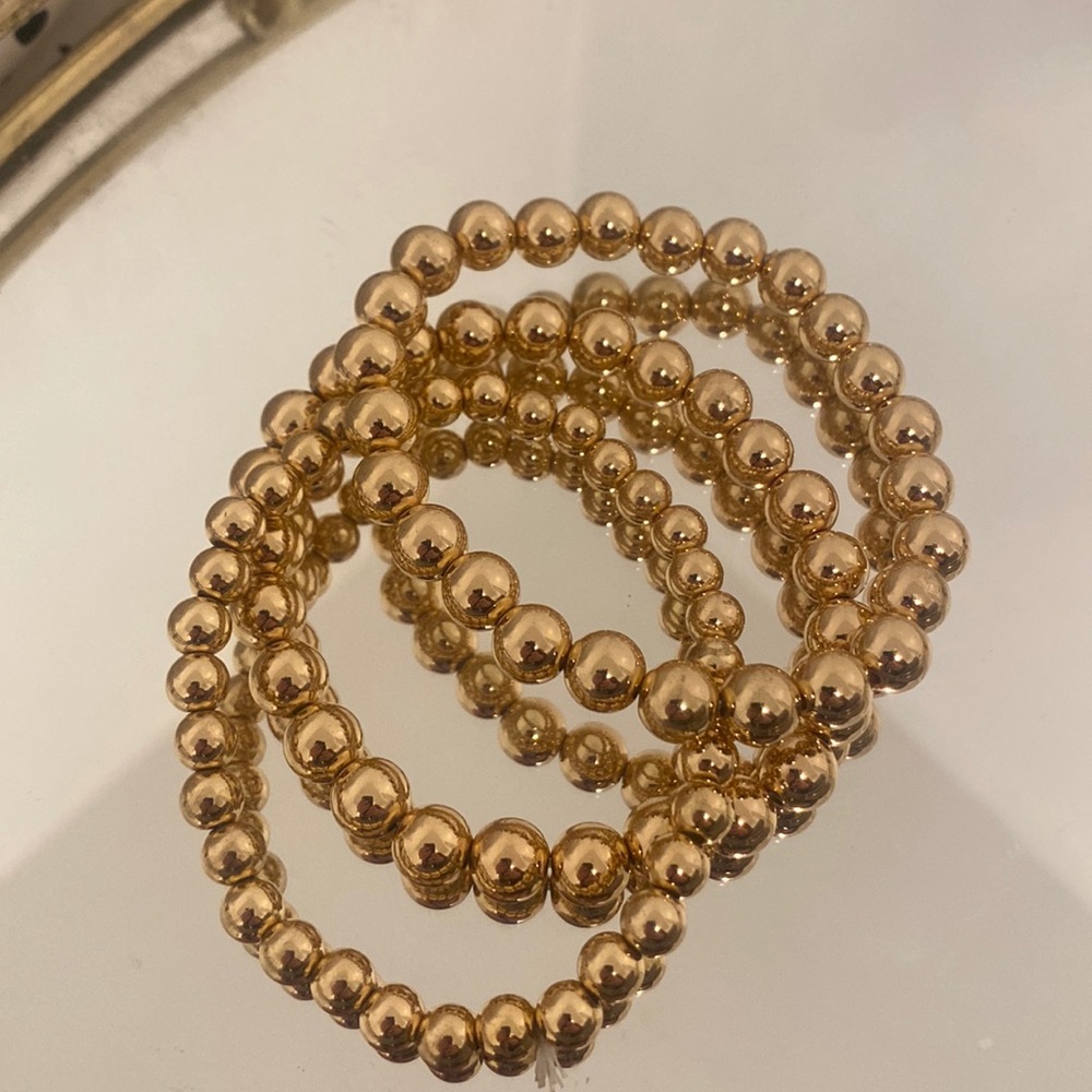 Gold bracelets